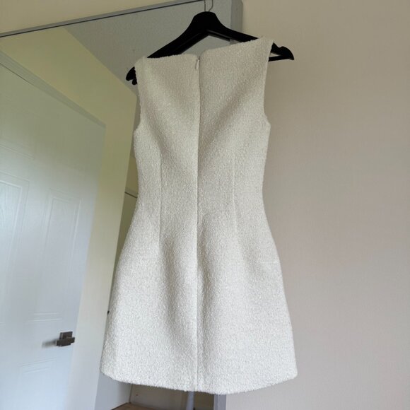 Angela Textured Boucle Mini Dress - MESHKI - Picture 7 of 9